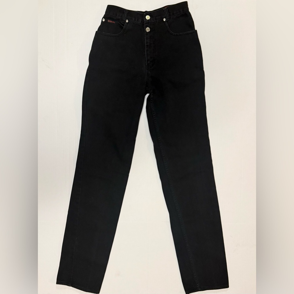 Vintage Lawman Western Jeans‎ Women's Black Denim Superior Fit Size 9 (0083) A4